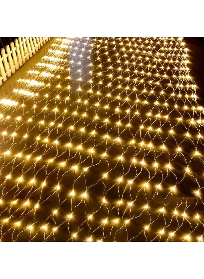 أضواء شبكية LED رمضانية مقاس 200 سم × 200 سم لتزيين منزلك وحديقتك، ألعاب للبنات، هدية عيد ميلاد، هدية عيد الميلاد، نمو، مرح، للأطفال. - Image 2